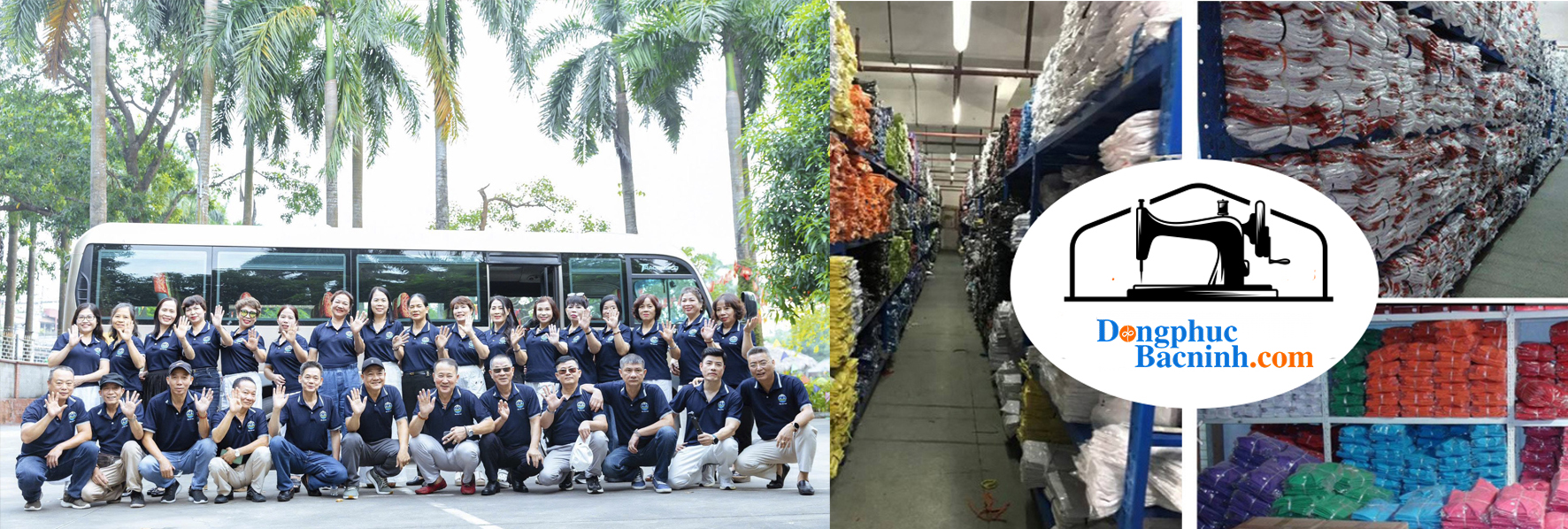 May đồng phục Trí Quả