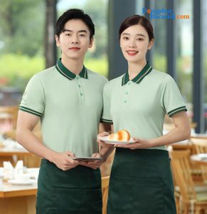 May đồng phục nhà hàng lấy nhanh theo yêu cầu