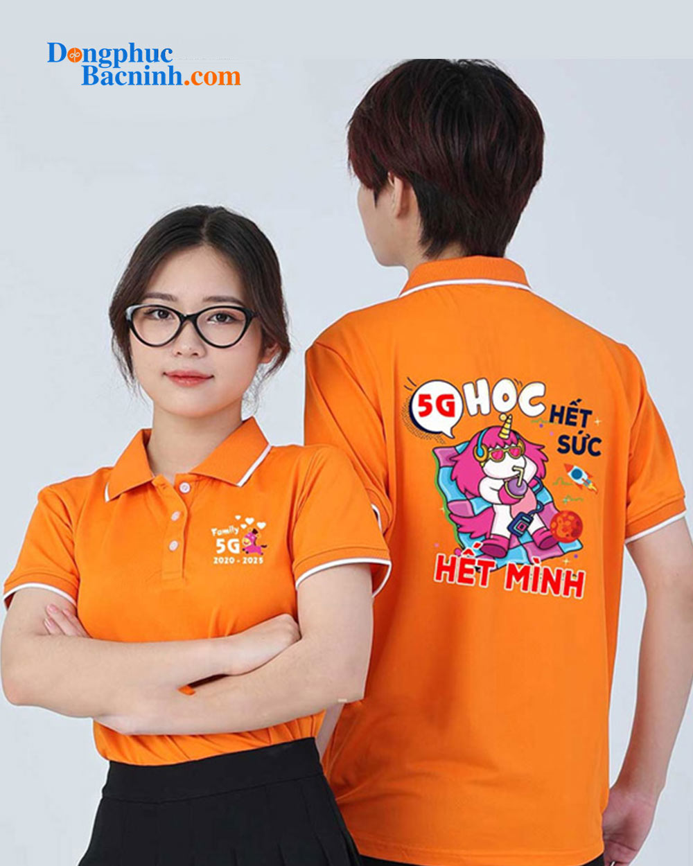 May và in áo Lớp Family 5G - Học hết sức Hết mình