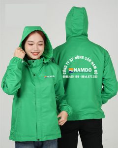 May và In áo gió đồng phục Công ty CP Nông sản Nam Đô