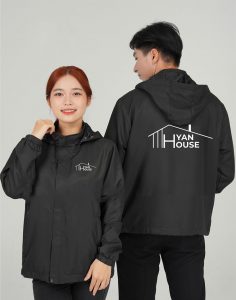 May và In Áo gió đồng phục Công ty Hyan House