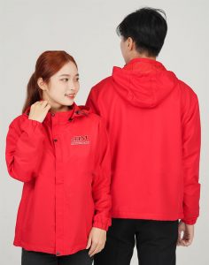 May và In Áo gió đồng phục Nhà hàng Hồng Minh