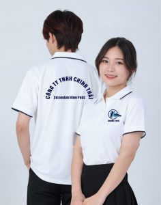 May và In Áo phông đồng phục Công ty TNHH Chinh Thái – Chi nhánh Vĩnh Phúc