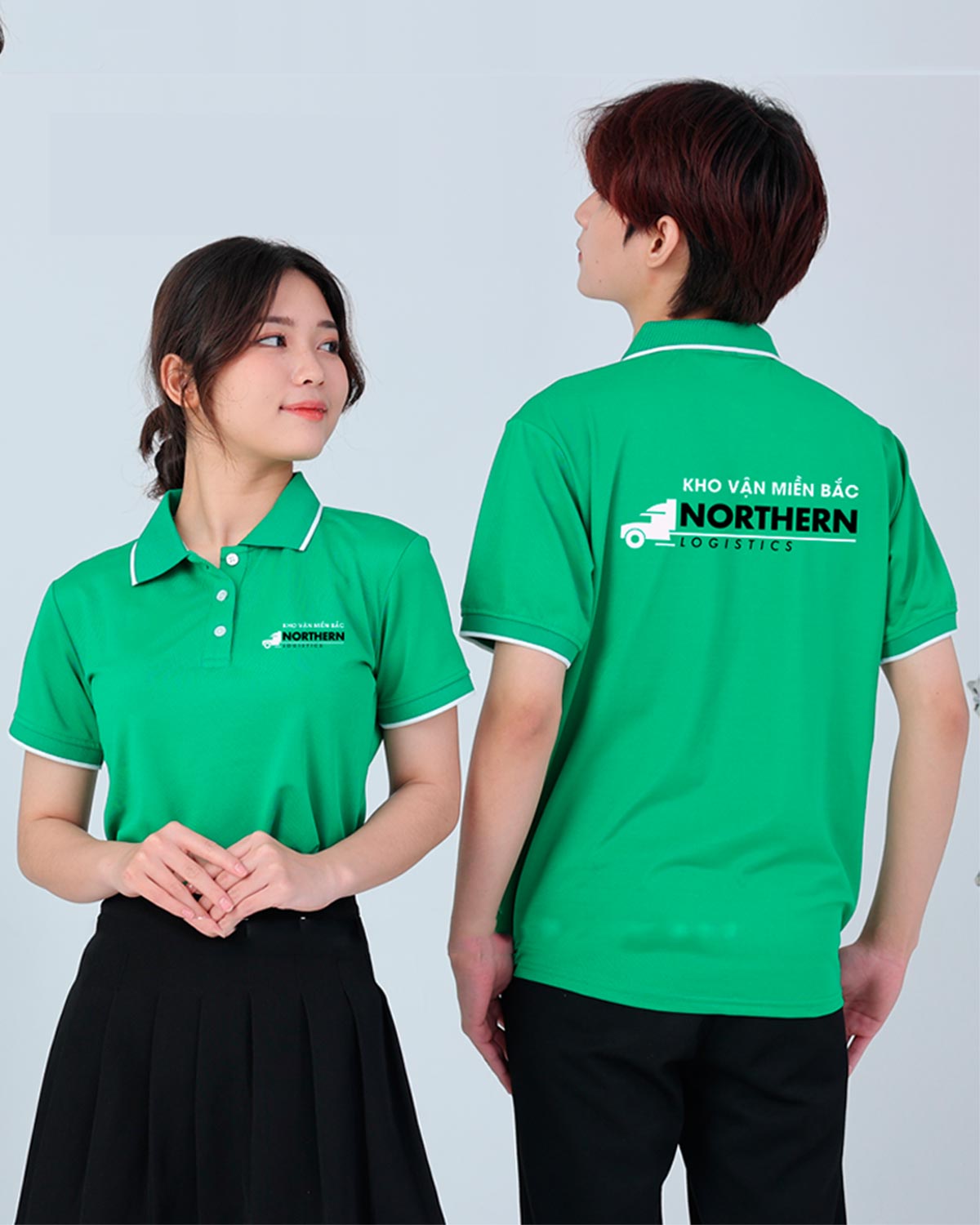 May và In Áo phông đồng phục Kho vận miền Bắc Northern Logistics