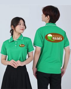May Áo phông đồng phục Quán Bánh khúc Quân