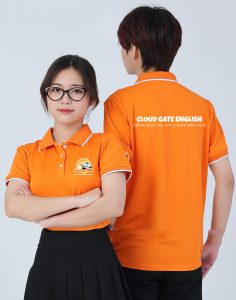 May và In Áo phông đồng phục Trung tâm Cloud Gate English – Tiếng anh trẻ em chuẩn bản ngữ