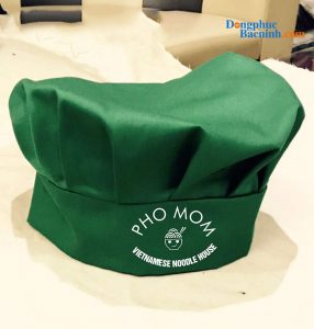 In Mũ đầu bếp Nhà hàng Phở Móm