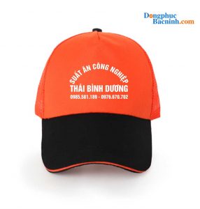 In Mũ lưỡi trai Suất ăn công nghiệp Thái Bình Dương