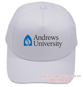 In mũ lưỡi trai Andrews University