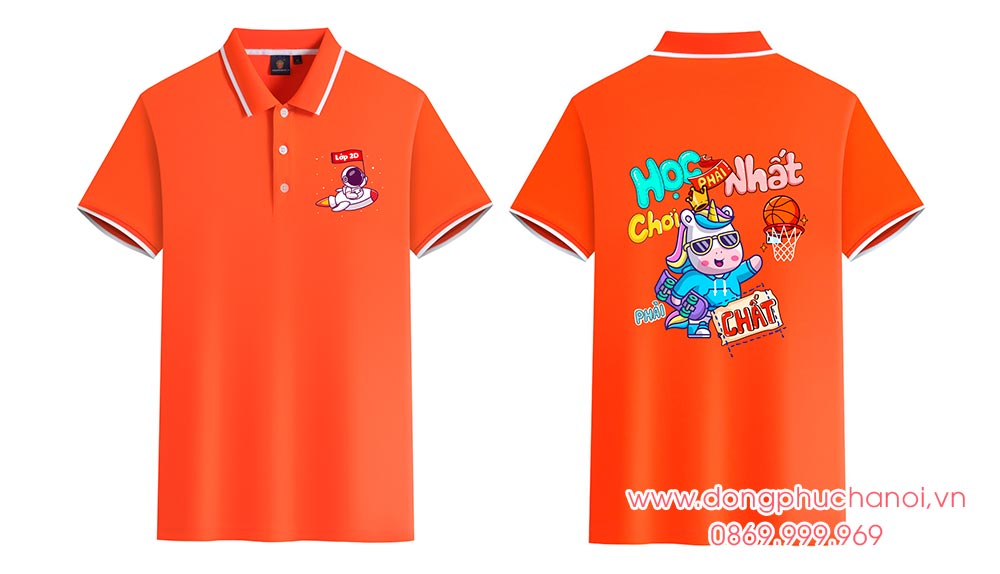 May và In áo Lớp 2D Học phải Nhất – Chơi phải Chất