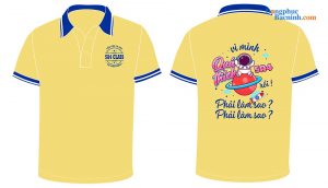 May và In áo Lớp 5A4 Class Tiểu học La Khê – We are family