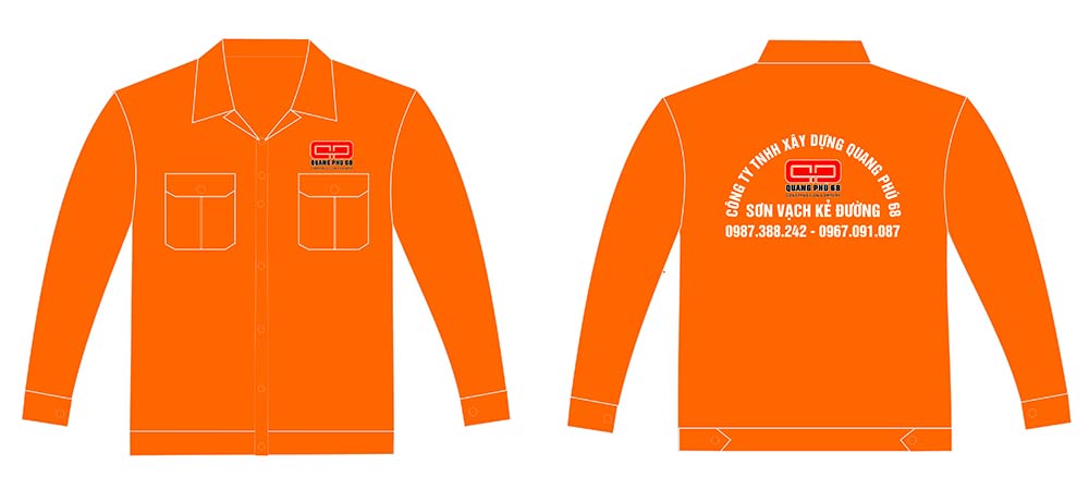 May và In áo bảo hộ Công ty TNHH Xây dựng Quang Phú 68