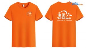 May và In áo cổ tròn Lớp 12B Trường THPT Cao Bá Quát niên khóa 1987-1990