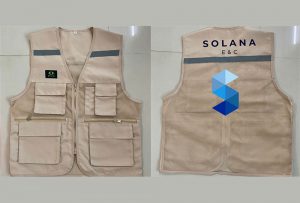 May và In áo gile Công ty Solana E&C