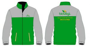 May và In áo khoác đồng phục Công ty Biovegi
