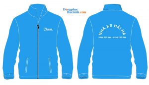 May và In áo khoác đồng phục Nhà xe Hải Hà