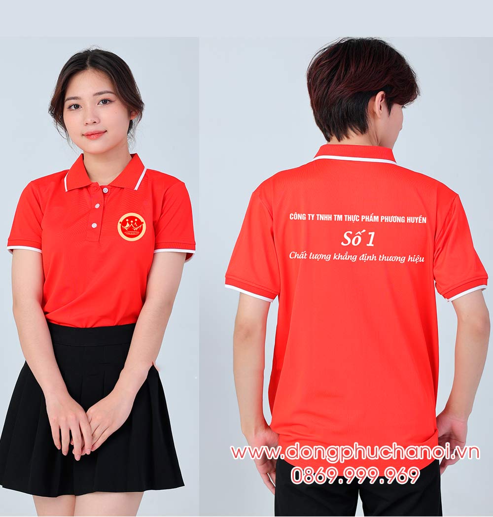 May và In áo phông Công ty TNHH TM Thực phẩm Phương Huyền