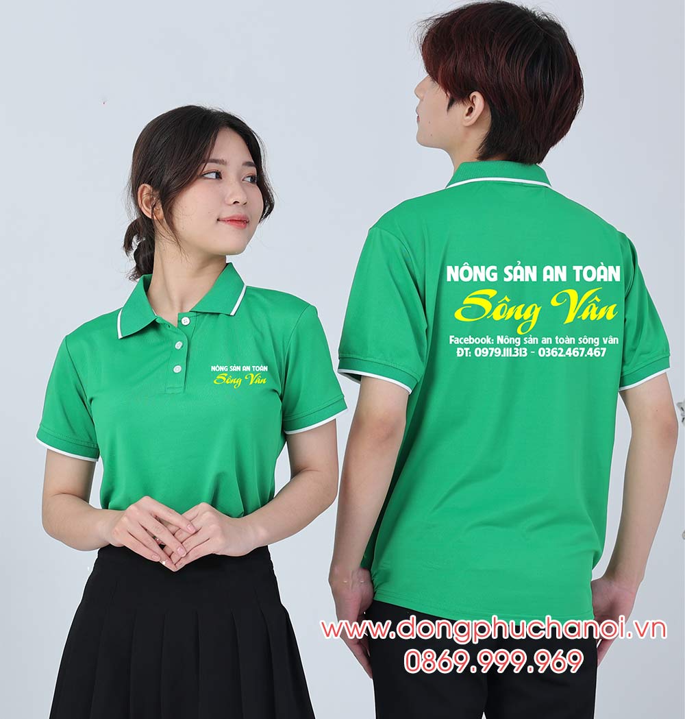 May và In áo phông Nông sản an toàn Sông Vân