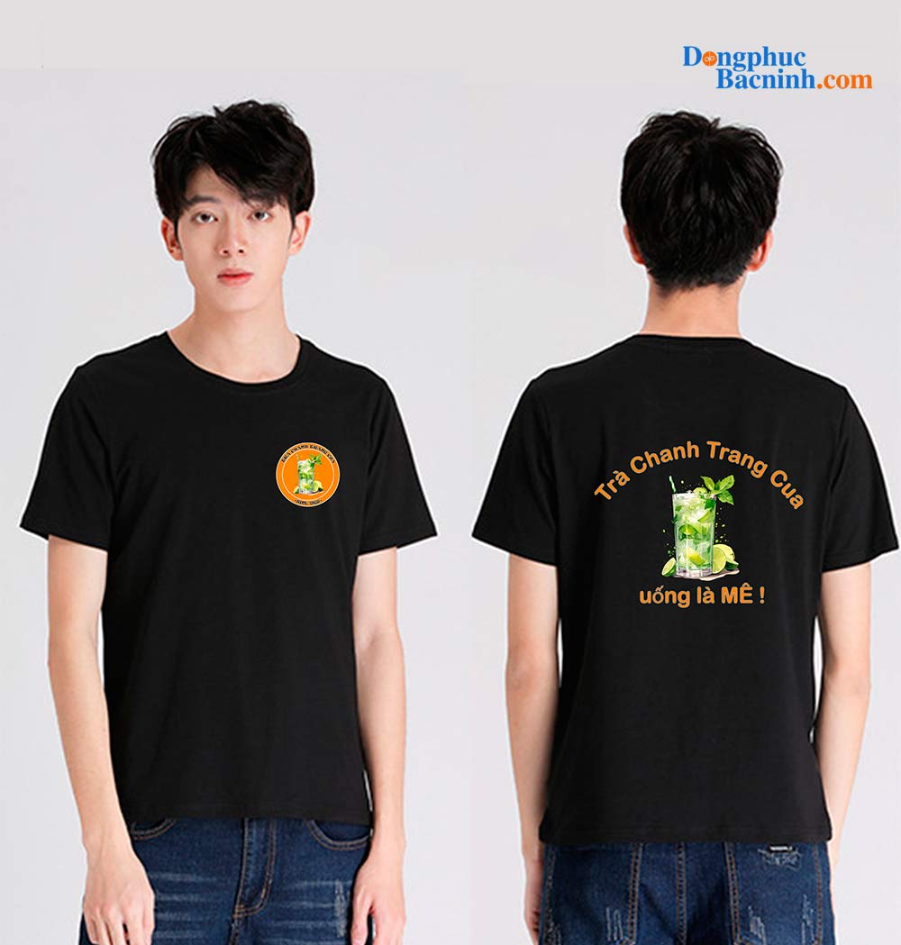 May và In áo phông Quán Trà chanh Trang Cua