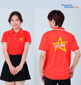 May và In áo phông cờ đỏ sao vàng Việt Nam