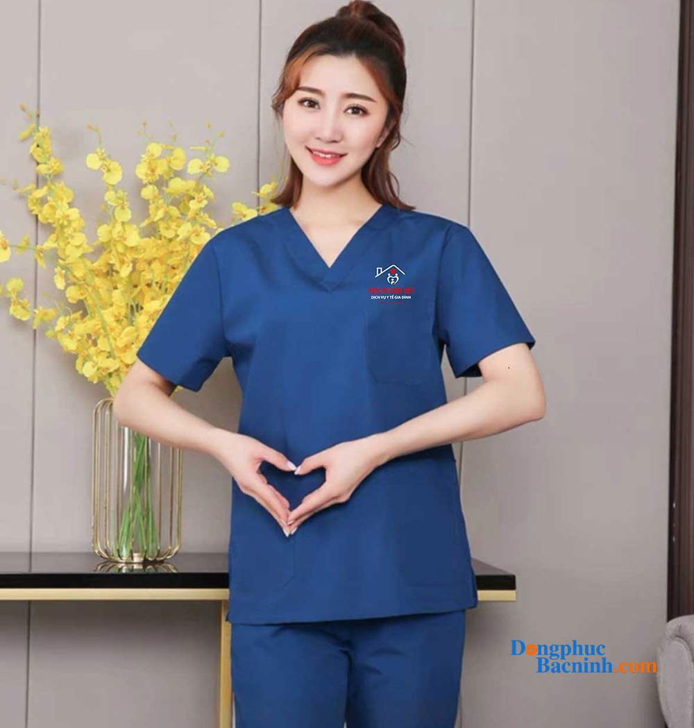 May và In đồng phục Dịch vụ y tế Gia đình Health Care Việt Nam