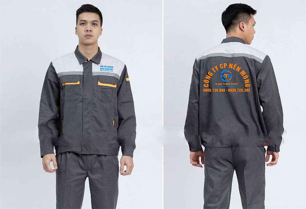 May và In đồng phục bảo hộ Công ty CP nền móng Hưng Thịnh Phát