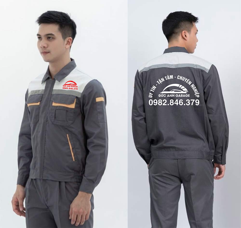 May và In đồng phục bảo hộ Đức Anh Garage