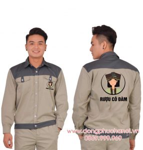 May và In đồng phục bảo hộ Rượu Cô Đàm