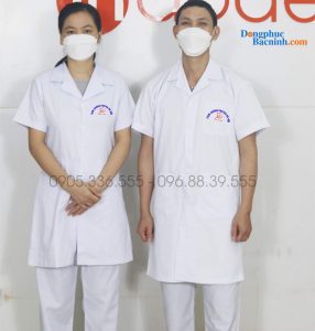 May và In đồng phục y tế Tiêm chủng Paster Hà Nội