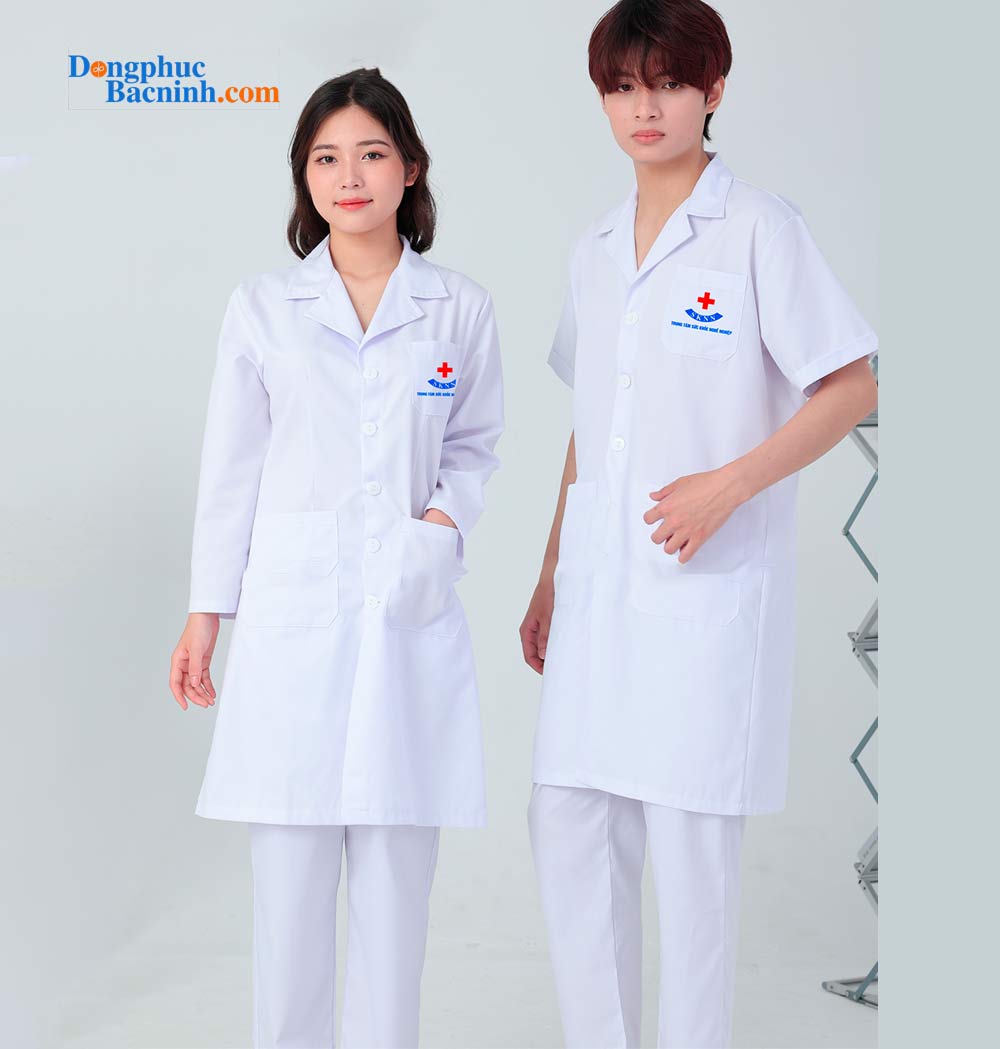 May và In đồng phục y tế Trung tâm sức khỏe nghề nghiệp SKNN