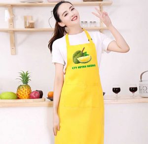 May và In tạp dề CTY Huynh Nương