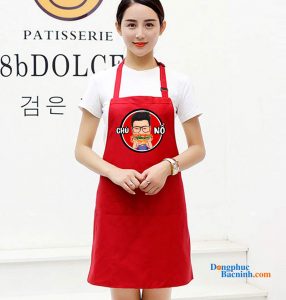 May và In tạp dề Quán Chú Nổ