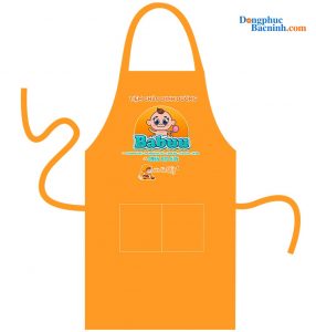 May và In tạp dề Tiệm cháo dinh dưỡng Babuu