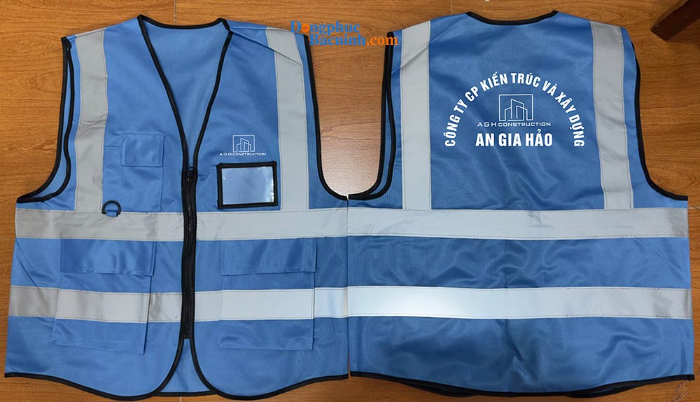 May Và In Áo Gile Đồng Phục Công Ty Kiến Trúc Và Xây Dựng An Gia Hảo