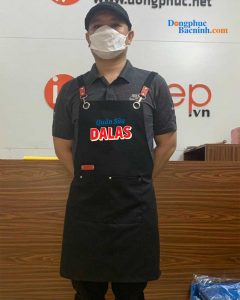 May Và In Tạp Dề Đồng Phục Quán Sữa Dalas