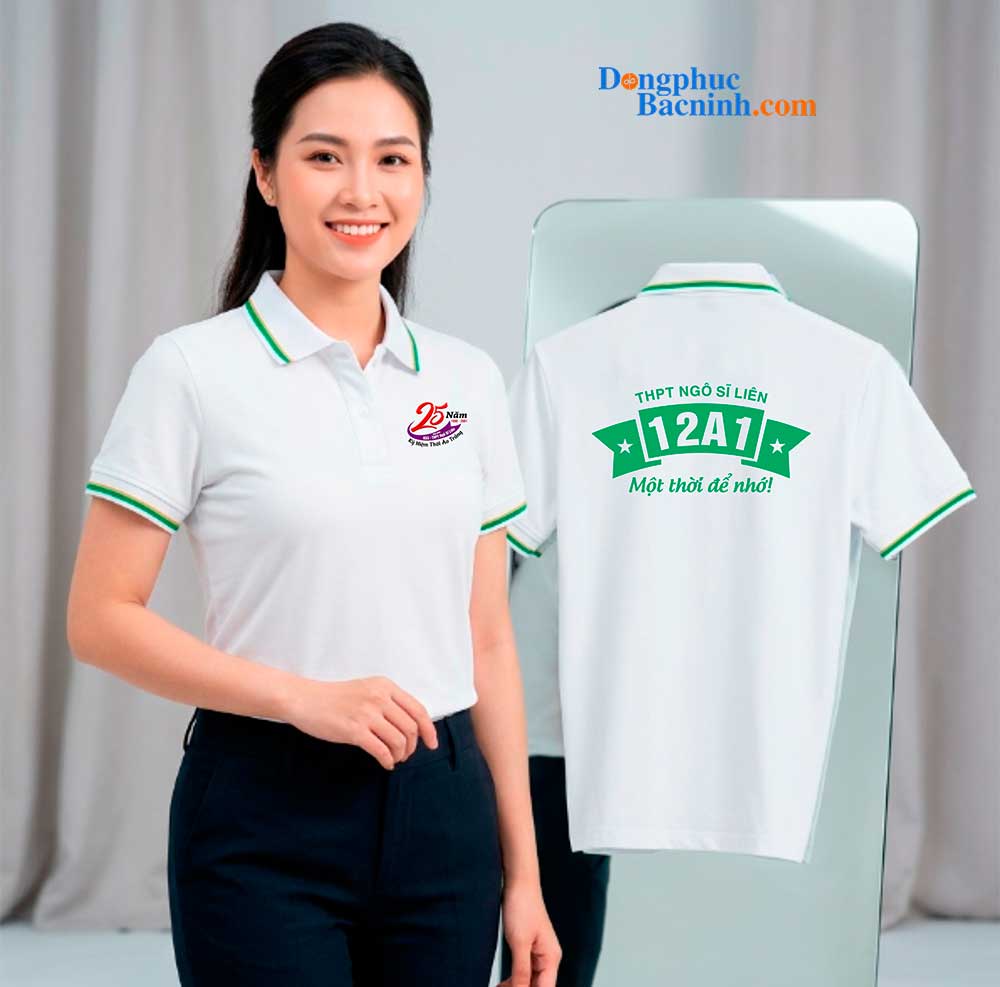 May và In áo Lớp 12A1-K53 THPT Ngô Sĩ Liên - 25 Năm Kỷ niệm Thời áo trắng
