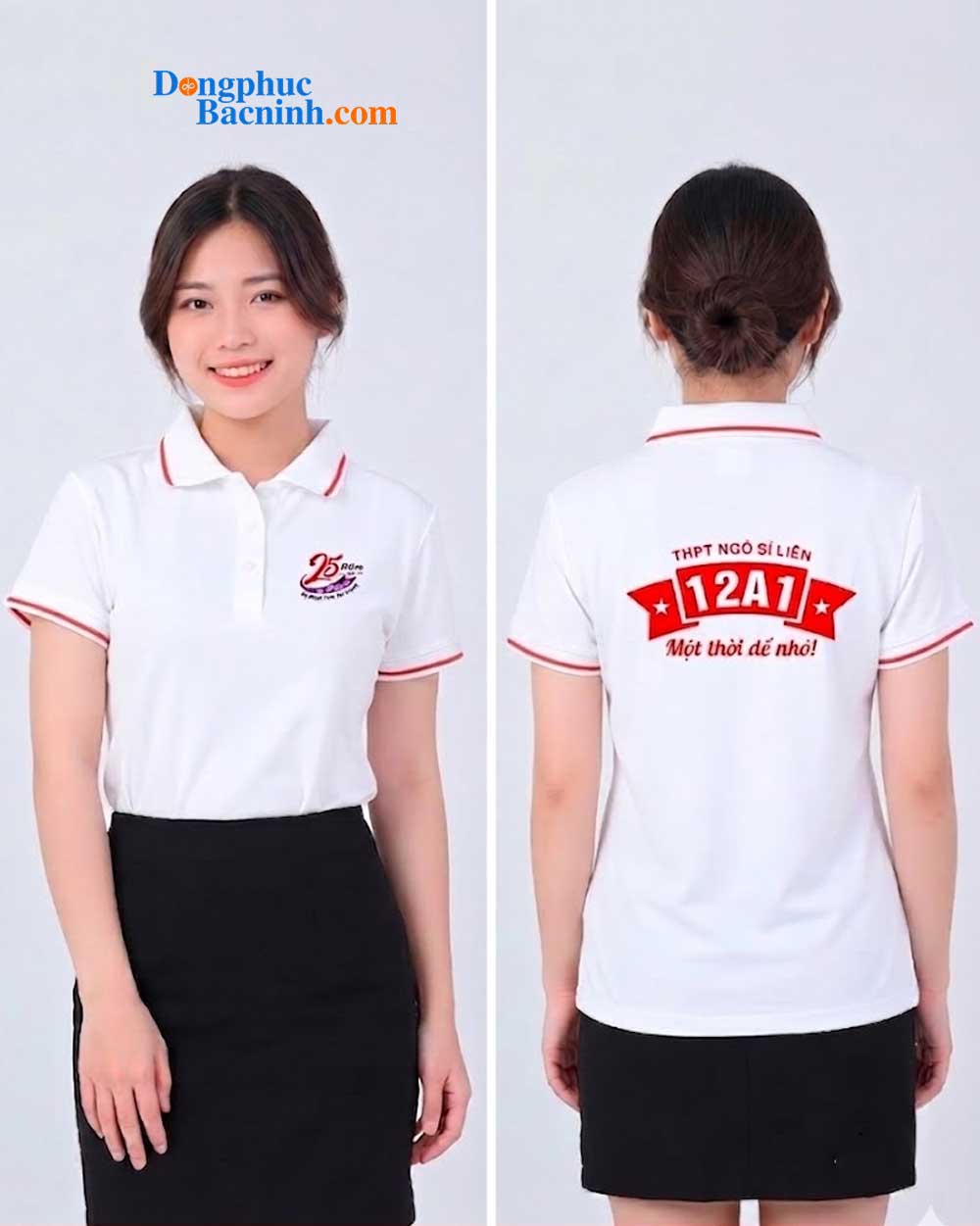 May và In áo Lớp 12A1-K53 THPT Ngô Sĩ Liên - 25 Năm Kỷ niệm Thời áo trắng