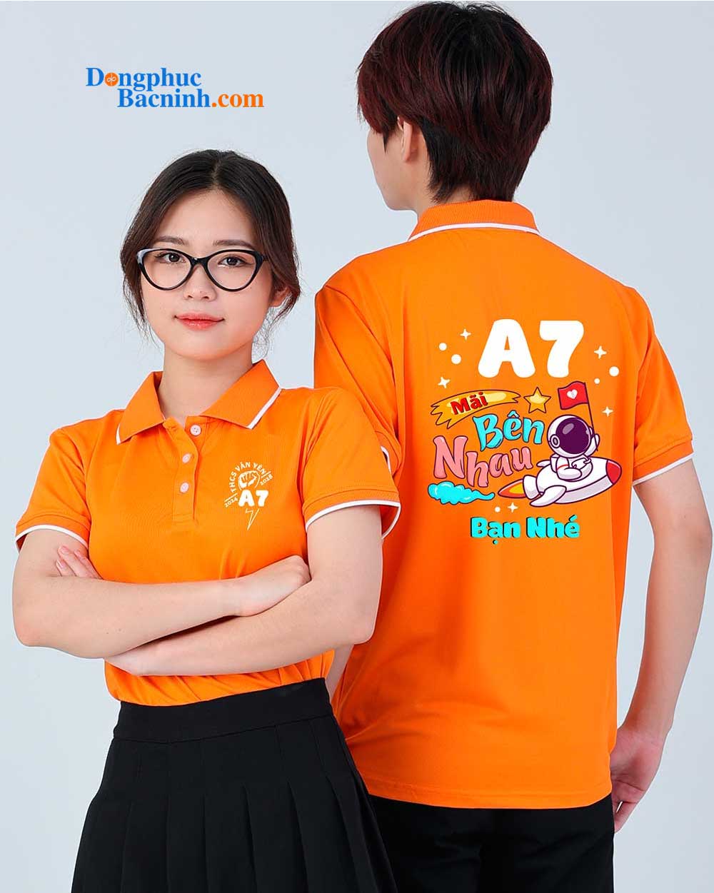 May và In áo Lớp A7 THCS Văn Yên - Mãi bên nhau bạn nhé