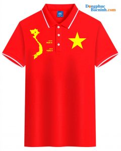 May và In áo cờ đỏ sao vàng cùng hình bản đồ Quần đảo Trường Sa-Hoàng Sa
