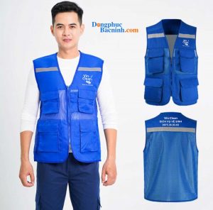 May và In áo gile Công ty Dịch vụ vệ sinh Vin Clean