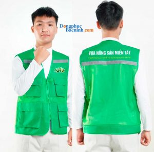 May và In áo gile Vựa nông sản miền Tây SHD