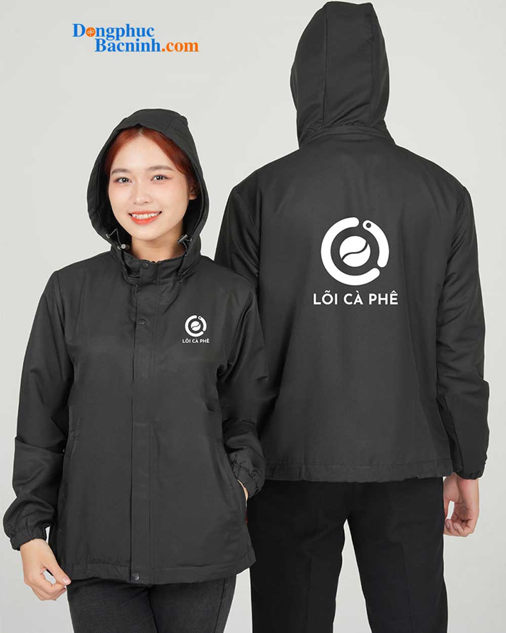 May và In áo gió đồng phục Lõi Cà Phê