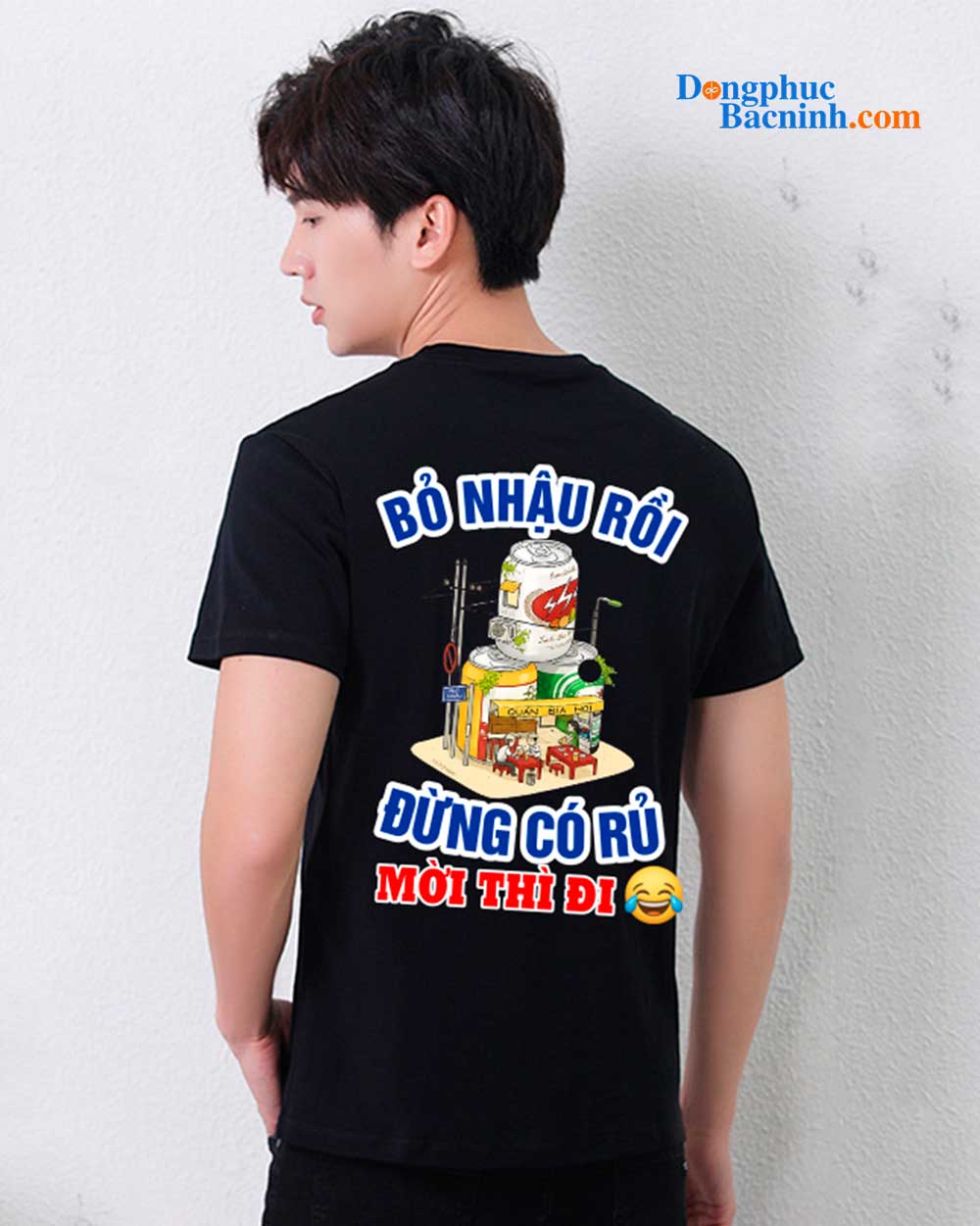 May và In áo phông In Bỏ nhậu rồi Đừng có rủ Mời thì đi