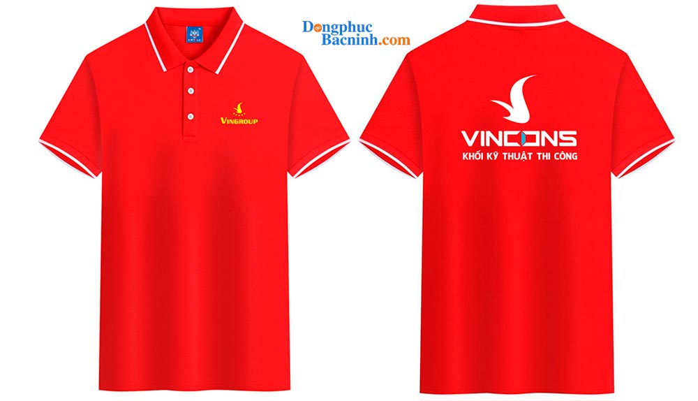 May và In áo phông Khối kỹ thuật thi công Vincons