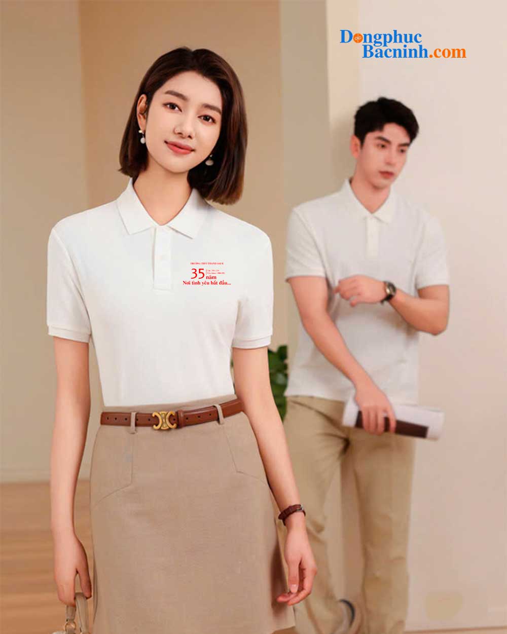 May và In áo phông Trường THPT Thanh Oai B - 35 năm nơi tình yêu bắt đầu