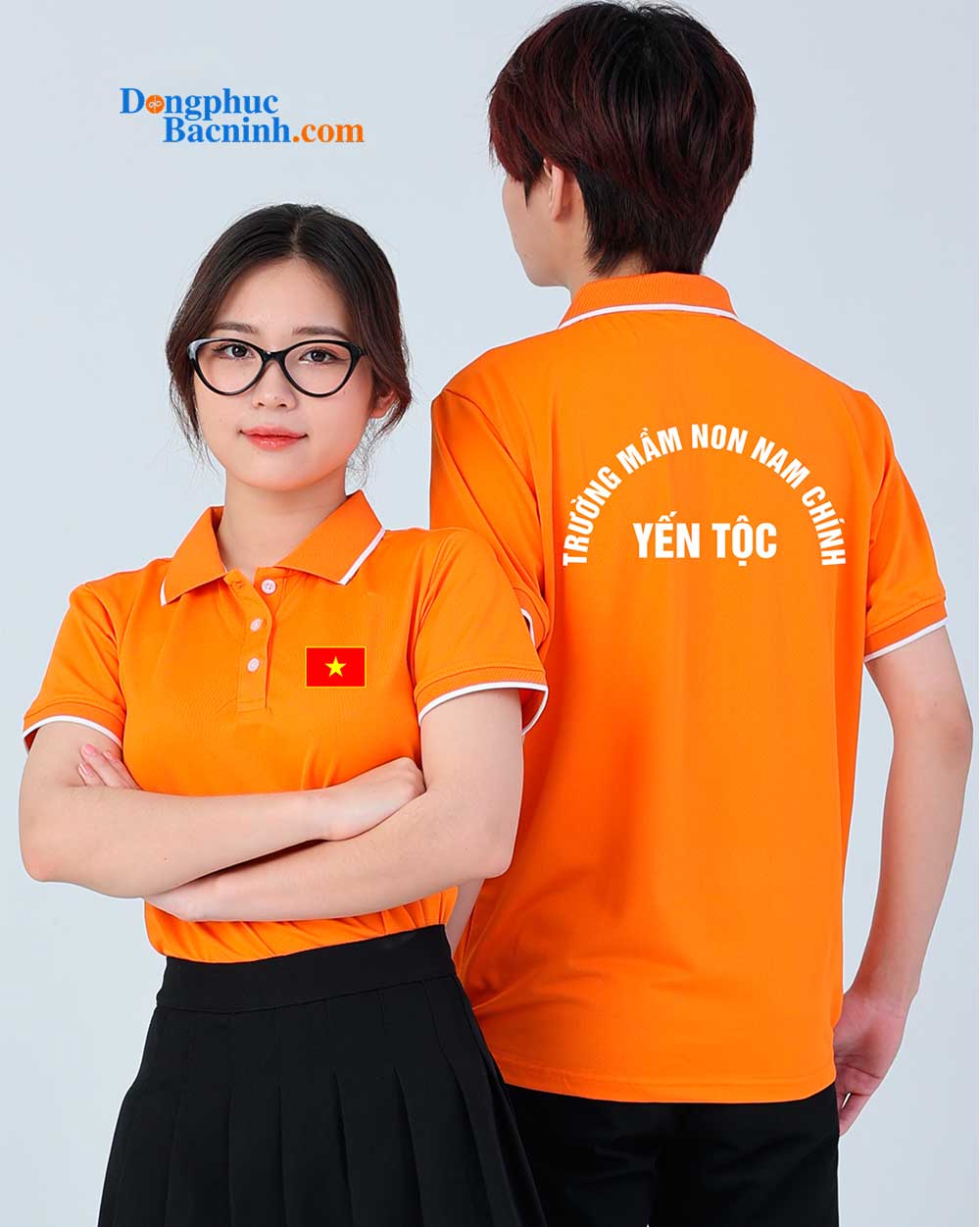 May và In áo phông Trường mầm non Nam Chính Yến Tộc