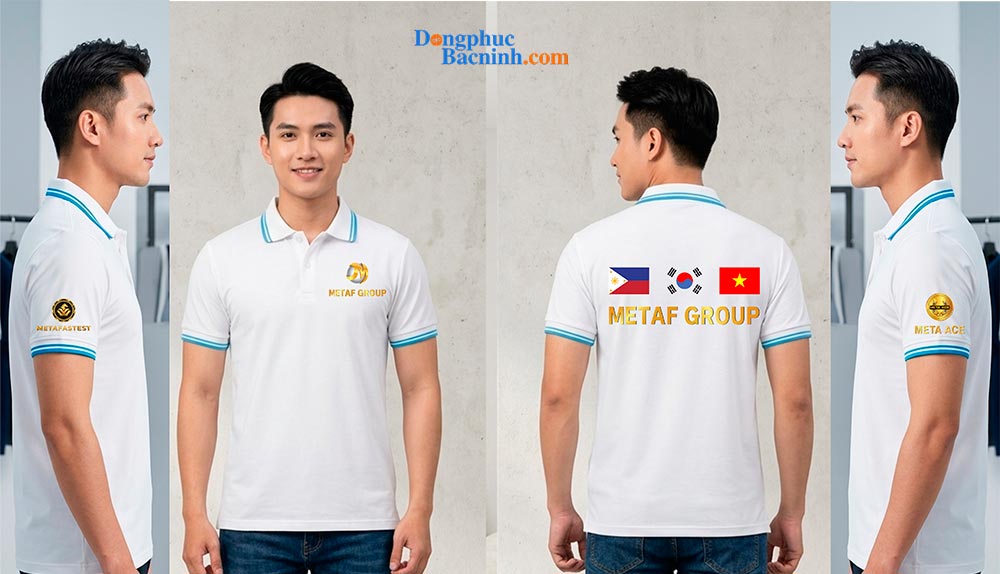 May và In áo phông đồng phục Metaf Group