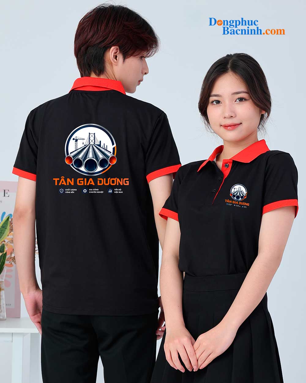 May và In áo phông đồng phục Tân Gia Dương