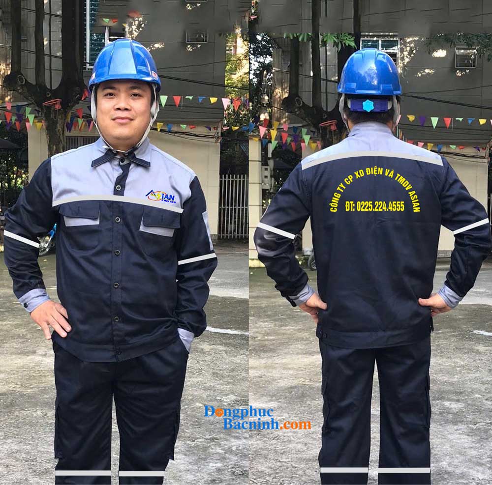 May và In đồng phục bảo hộ Công ty CP XD Điện và TMDV ASIAN