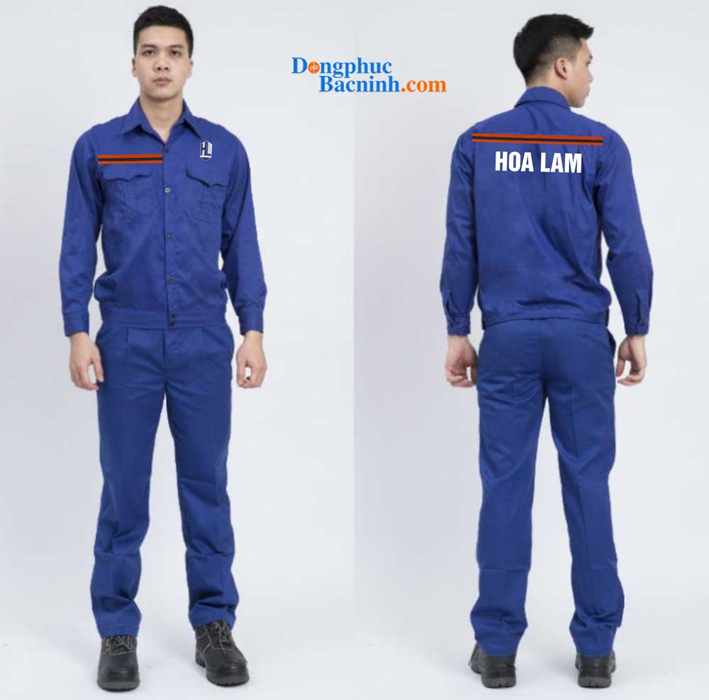 May và In đồng phục bảo hộ Công ty Hoa Lam